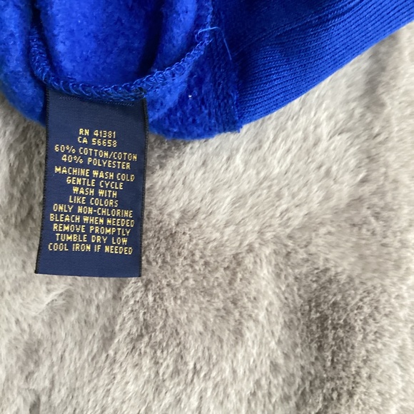 NWT Polo Ralph Lauren Sapphire crop sweatshirt size XL - Picture 6 of 10